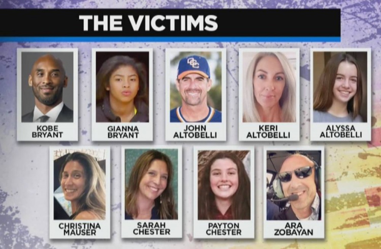 前队友谈科比离世：大家只挂念科比&Gigi 也该惦记一下其他遇难者