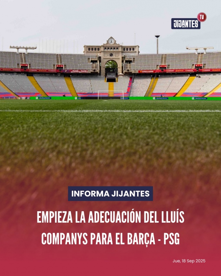 西媒：巴萨将在蒙锥克球场对阵巴黎，预计今日新草皮运抵球场