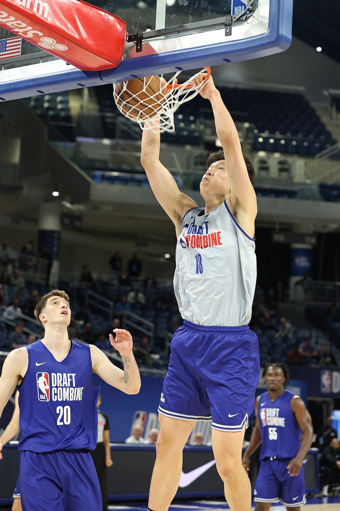 队记：开拓者试训杨瀚森时很低调 不想让其他队察觉出选择的意图