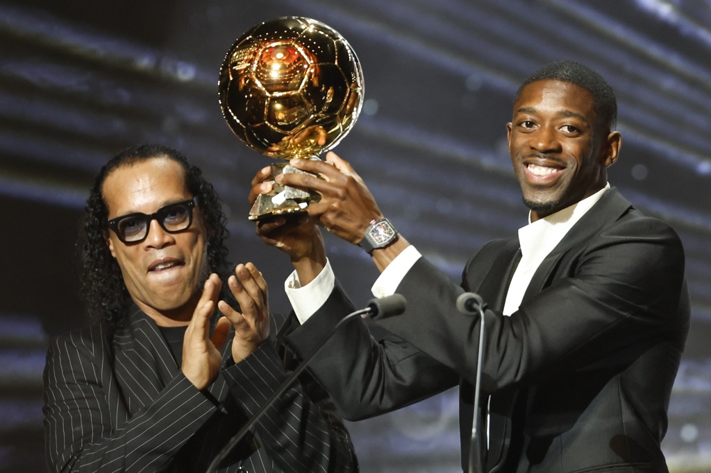 优势巨大！100名金球评委有73人将第一投给登贝莱 ，亚马尔仅11票